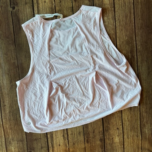 Lululemon Athletica Light Pink Crop Length Tank Top | Size 12 💪🏻 - Picture 3 of 3